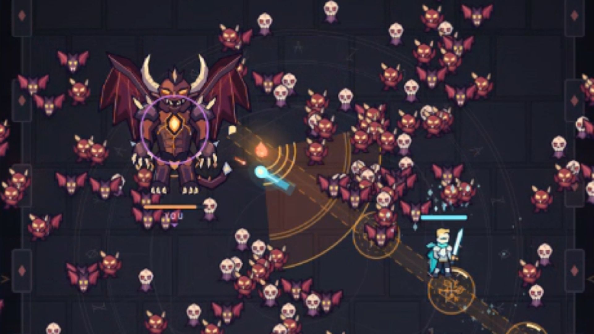 Bossurvivorのゲーム画面